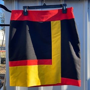 Worthington  Color Blocks Skirt Sz 12